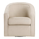 Sillón giratorio DANICA de tela con zigzag gris de Ave Six by Office Star Products - DAN