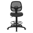 Work Smart Deluxe Screen Back Drafting Chair with Adjustable Footring by Office Star - DC2990V