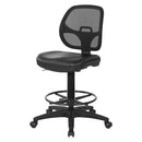 Work Smart Deluxe Screen Back Drafting Chair with Adjustable Footring by Office Star - DC2990V