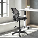 Work Smart Deluxe Screen Back Drafting Chair with Adjustable Footring by Office Star - DC2990V