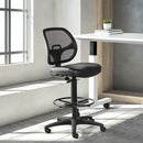 Work Smart Deluxe Screen Back Drafting Chair with Adjustable Footring by Office Star - DC2990V