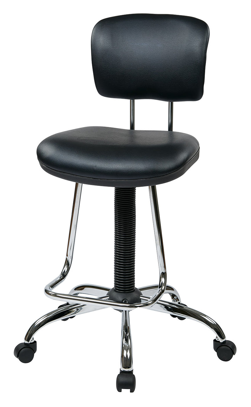 Chrome Finish Economical Chair by Office Star - DC420V-3