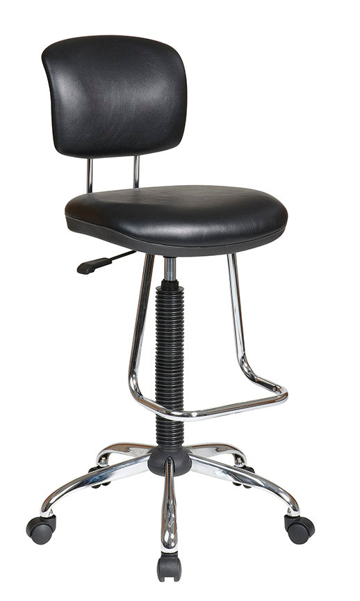 Chrome Finish Economical Chair by Office Star - DC420V-3
