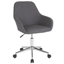 Silla de oficina y hogar de respaldo medio Cortana de FLASH - DS-8012LB-GG