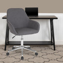 Silla de oficina y hogar de respaldo medio Cortana de FLASH - DS-8012LB-GG