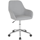 Silla de oficina y hogar de respaldo medio Cortana de FLASH - DS-8012LB-GG