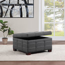 Ave Six by Office Star Products OTOMANA DE ALMACENAMIENTO DETOUR CON BANDEJA - DTR3030S
