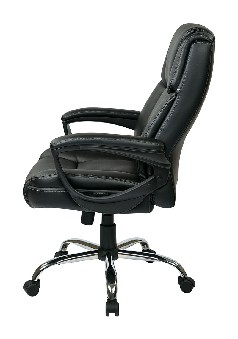 Executive Eco-Leather Big Man's Chair by Office Star - EC1283C-EC3