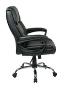 Sillón Ejecutivo de Ecopiel para Hombre Grande de Office Star - EC1283C-EC3