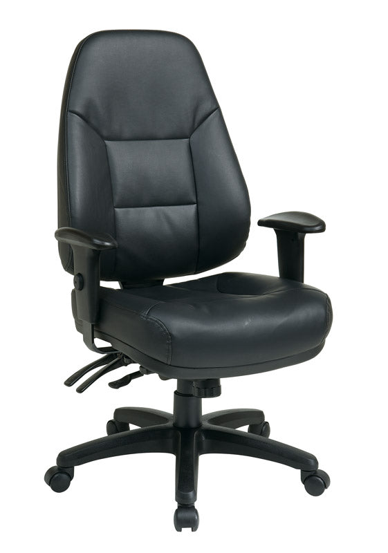 Deluxe Multi Function High Back Bonded Leather Chair by Office Star - EC4350-EC3