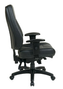 Deluxe Multi Function High Back Bonded Leather Chair by Office Star - EC4350-EC3