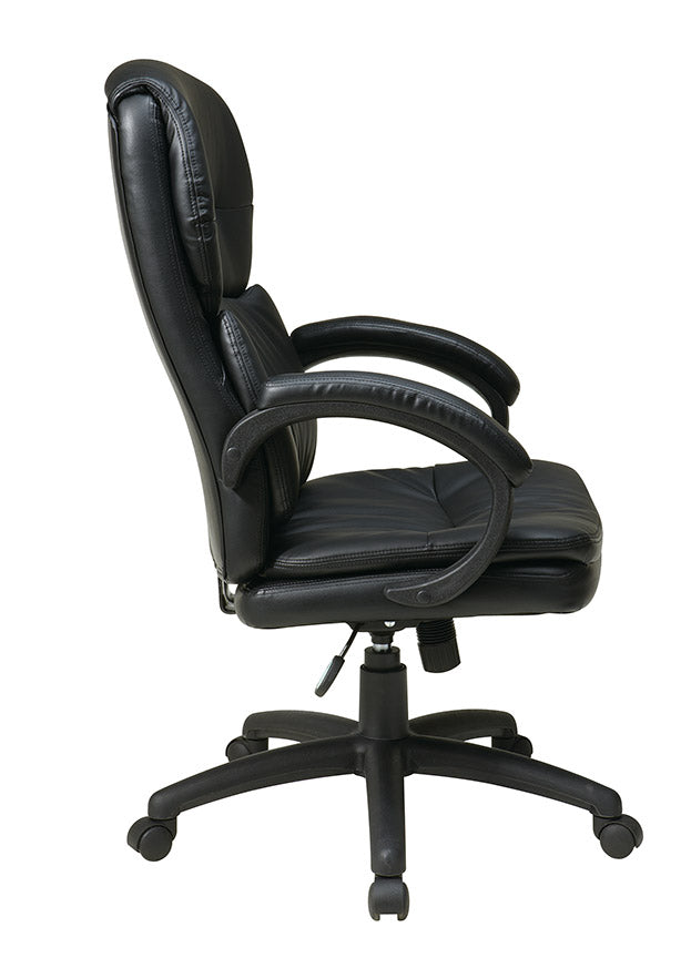 High Back Eco Leather Executive Chair by Office Star - EC9230-EC3
