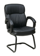 Sillón de visitas de ecopiel de Office Star - EC9235-EC3