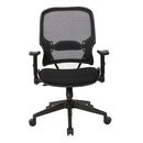 Space Seating de Office Star SILLÓN EJECUTIVO DE RESPALDO ALTO CON MALLA OSCURA AIRGRID Y NEGRA - EM4151F2N-3M