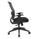 Space Seating de Office Star SILLÓN EJECUTIVO DE RESPALDO ALTO CON MALLA OSCURA AIRGRID Y NEGRA - EM4151F2N-3M