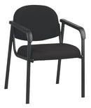 Silla de visita de plástico de diseñador con respaldo de carcasa de Office Star - EX35-231