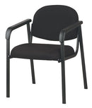 Silla de visita de plástico de diseñador con respaldo de carcasa de Office Star - EX35-231