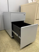 Element Mini Mobile Box File slim Pedestal: silver