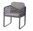 Dresdon Dining Chair with Woven Sides