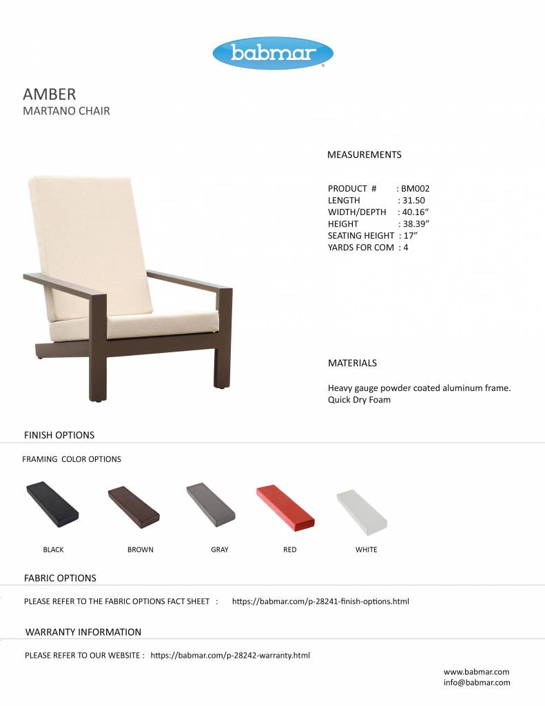 Amber Martano Chair