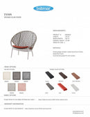 Evian Round Club Chair
