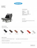 Luxe Armless Club Chair