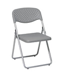 Folding Chair with Plastic Seat and Back by Office Star - FC8000NS