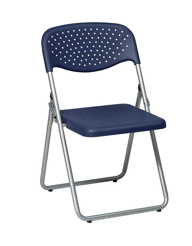 Folding Chair with Plastic Seat and Back by Office Star - FC8000NS