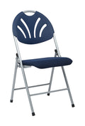 Office Star Folding Fan Back Chair with Plastic Back and Mesh Seat - FC8100NS