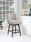 Ave Six by Office Star Products TABURETE DE MOSTRADOR GIRATORIO GRANVILLE DE 26" - GVL26GY-MC