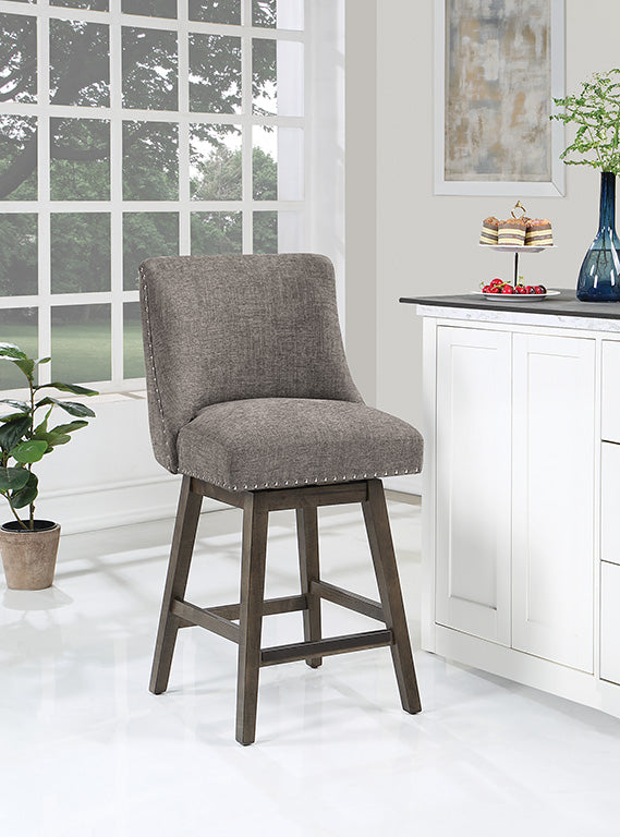 Ave Six by Office Star Products GRANVILLE 26" SWIVEL COUNTER STOOL - GVL26GY-MC