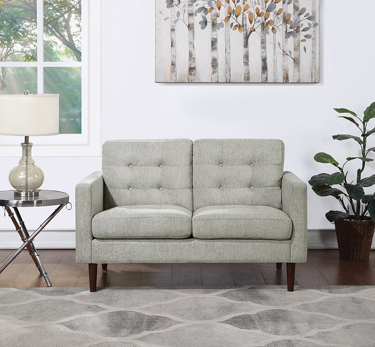 Ave Six by Office Star Products GRAYBURN MID-CENTURY 2-CUSHION LOVESEAT - GYB52-H