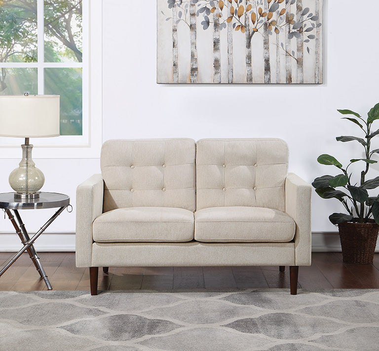 Ave Six by Office Star Products GRAYBURN MID-CENTURY 2-CUSHION LOVESEAT - GYB52-H