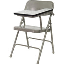 Silla plegable de acero premium FLASH Ralph con brazo de tableta - HF-309AST-GG