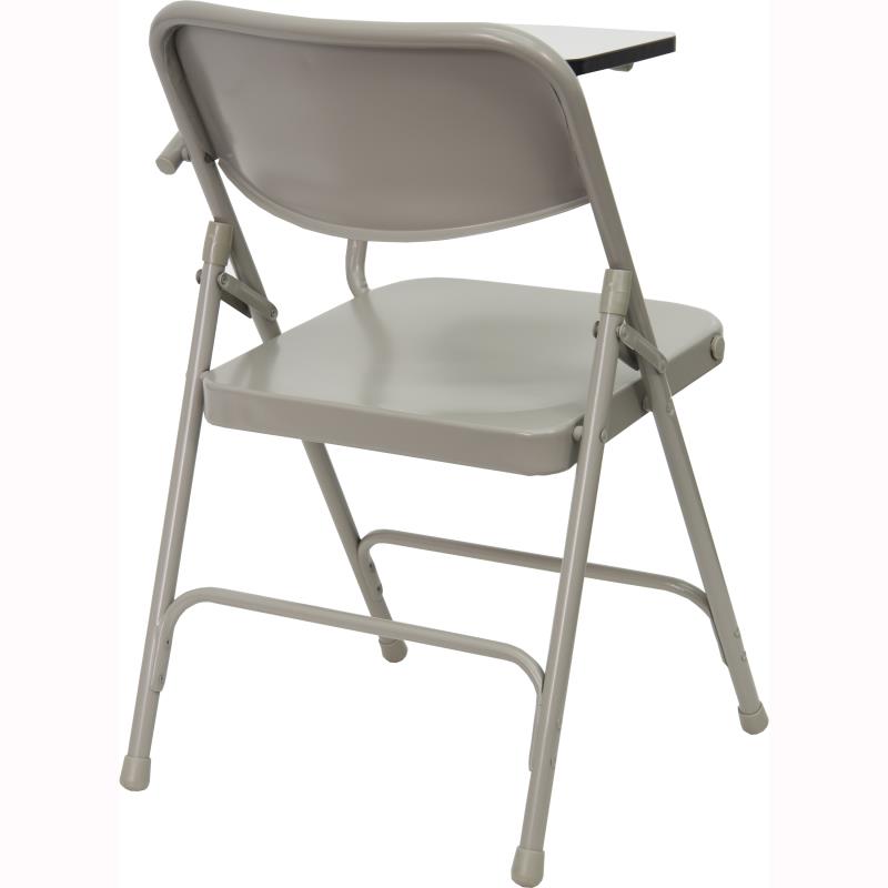 FLASH Ralph Premium Steel Folding Chair with Tablet Arm - HF-309AST-GG