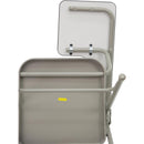 Silla plegable de acero premium FLASH Ralph con brazo de tableta - HF-309AST-GG