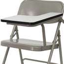 Silla plegable de acero premium FLASH Ralph con brazo de tableta - HF-309AST-GG
