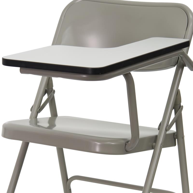 FLASH Ralph Premium Steel Folding Chair with Tablet Arm - HF-309AST-GG