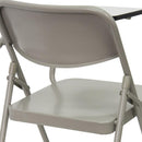 Silla plegable de acero premium FLASH Ralph con brazo de tableta - HF-309AST-GG