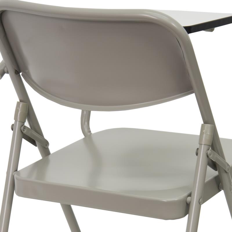 FLASH Ralph Premium Steel Folding Chair with Tablet Arm - HF-309AST-GG