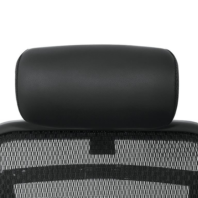 Office Star Products - Black Leather Headrest - HRL818