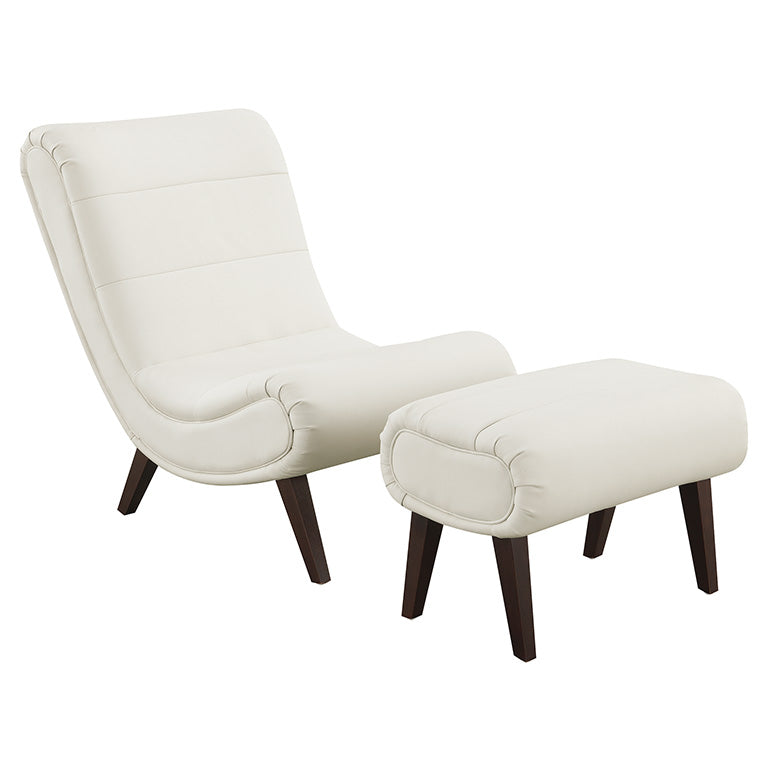 Ave Six by Office Star HAWKINS LOUNGER WITH OTTOMAN - HWK