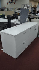 CLEARANCE - NEW Napa Series - White Two Door Storage Cabinet