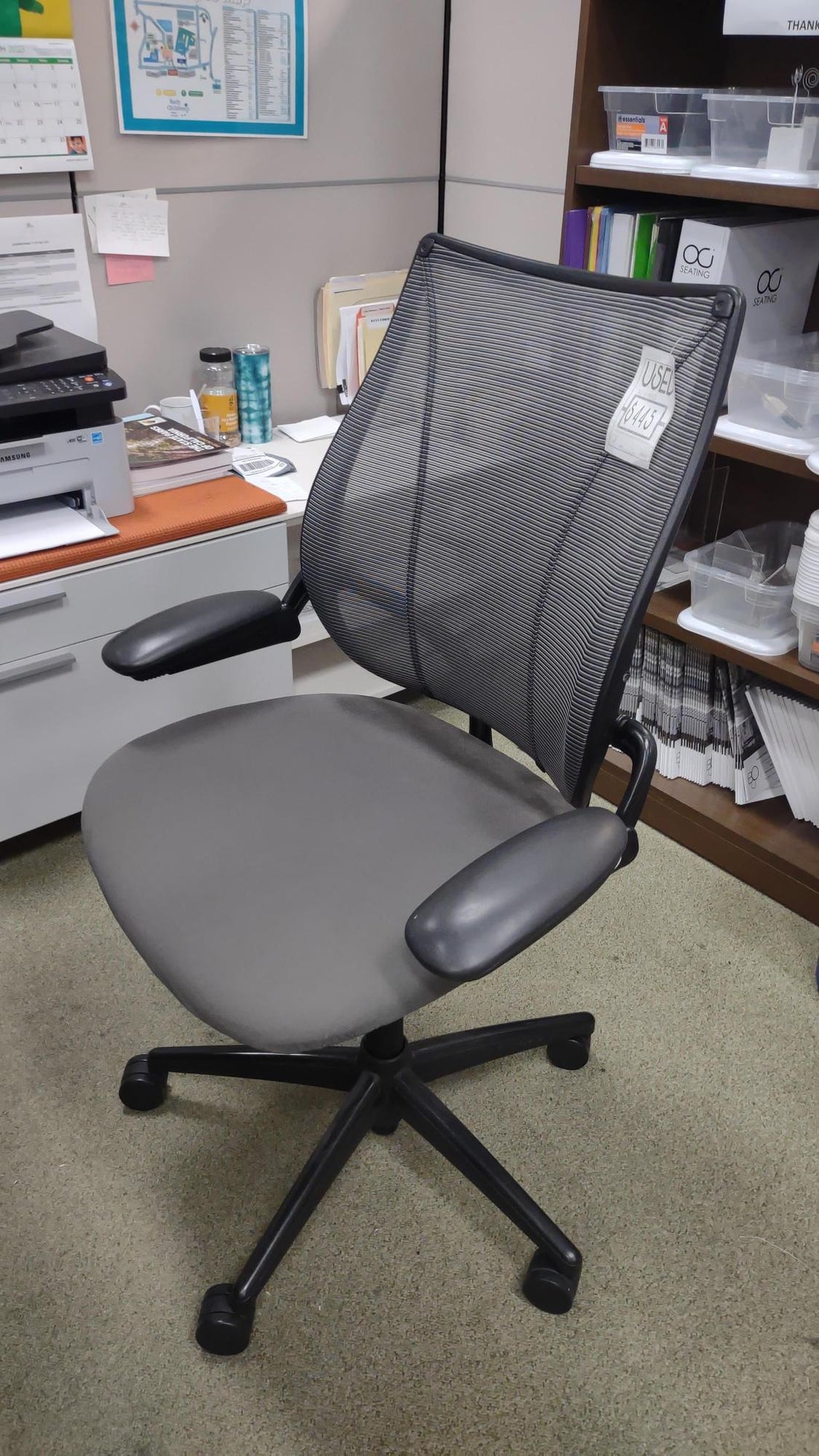 USED Humanscale Liberty Conference/Task Black Office Chair