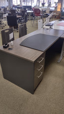 Monterey Desk Shell 30"D x 66"W with pedestal