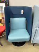 Used NaughtOne Soundproofing Pod Guest Chair – Blue & Turquoise Lounge Chair