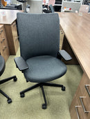 Used Knoll Remix Ergonomic Office Chair – Black & Gray Fabric Task Chair