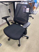 USED Black Mesh Ergonomic Office Chair – Adjustable Task Chair
