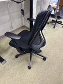 USED Black Mesh Ergonomic Office Chair – Adjustable Task Chair