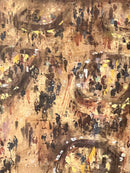 Leroy Neiman Stock Market Painting